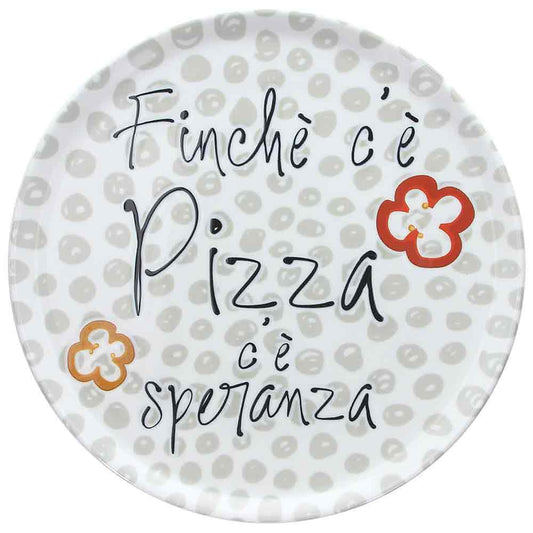 Pizzateller Cinzia Pizza speranza aus Porzellan