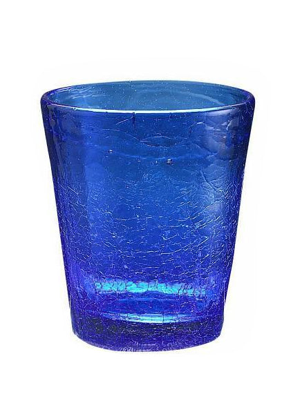 6er Set Wasserglas KOLORS, versch. Farben, mundgeblasen, 310 ml. - Porzellan aus Italien 